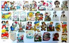 Huge Lot Of 898 Vintage Birthday Greeting Cards Diecuts Kids Humor Love Special