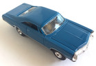 Aurora  1386 Blue Ford Xl -500 T-jet Ho Slot Car Solid Rivet Original