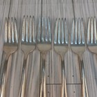 Set 8 Dinner Forks  Vintage 1847 Rogers Silverplate  Eternally Yours Pattern 