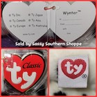        Wynter      2003 Ty Beanie Classic Christmas Dalmation 16  Dog Plush  mwmt 