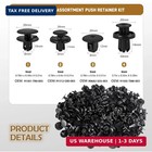 Assortment Push Retainer Clips Kit With 4 Size Compatible Honda Acura Accord Civ