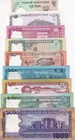 Bangladesh Set 9 Pcs 2 5 10 20 50 100 500 1000 Taka 2016 - 2022 P 52- 59 Unc