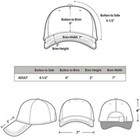 Cotton Baseball Cap Ball Dad Hat Plain Solid Washed Men Women Adjustable Vc