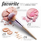 Makeup Brush Set 18 Pcs Synthetic Brushes Foundation Powder Concealer Eyeshadow