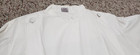 Clergy Server Front Wrap Alb W buttons Abbey Brand Size L 58  Long Cotton poly