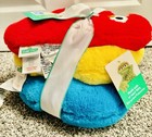 Sesame Street Abc Letters Faux Fur Decorative Pillow Set Sesame Workshop