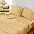 Full Set 4 Pieces Hotel Luxury Breathable Soft Microfiber Bedsheets  Anti Pil   
