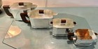 Sterling Silver Parisian Art Deco 4 Piece Tea coffee Set By Ravinet   D   enfert