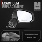 Toyota Rav4 Passenger Side Mirror Replacement - Powered Adjustment  Manual Fo   