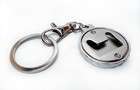 Budweiser Anheuser Eagle Beer Can Bottle Cap Opener Key Chain   Key Ring 