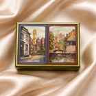 Vtg Double Deck Playing Cards Brugge Bruges Poker Bridge W 10 Cent Stamp New 