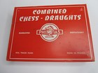 Vintage 1970s Combined Phidias Chess Checkers Draughts Travel Set Double Sided