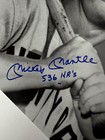 Mickey Mantle Autographed Photo  11  X 14  hof Legend 20 X All Star  Long Homers