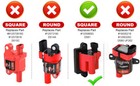 Square Ignition Coil Pack   Spark Plug For Cadillac Chevy Gmc Tahoe Sierra D581