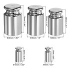 Gram Calibration Weight 5g 10g 200g 500g 1kg M1 Precision Chrome Plated Steel