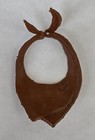 Vintage Marx Johnny West Brown Neck Kerchief - Cowboy Accessory
