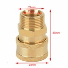 High Pressure Washer Brass Hose Quick Connect 1 4  Male Coupler Socket Npt-m