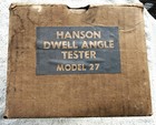 Hanson Dwell Angle Tester Model 27 - As Pictured
