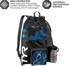 Tyr Big Mesh Mummy Backpack For Swim  Gym And Workout Gear  Black  40-liter Capa