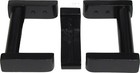Body Board Wall Storage Display Racks 3 Pc Set Any Angle Or Height Black Wood