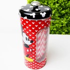 Disney Mickey Mouse Tin Straw Holder Dispenser 20 Straws Collectible Trending