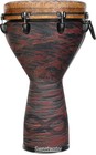 Remo Mondo Infinity Top-tuned Djembe - 14 Inches  Eco-grain Choco Red