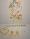 Vintage Hallmark Joan Walsh Anglund  Baby Shower Stork Centerpiece Decoration
