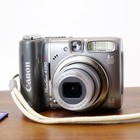 Canon Powershot A590 Is 8 0mp Digital Camera 4x Zoom Grey Tested Great Condition