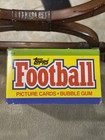 1987 Topps Empty Football    waxes Pack Display Boxs 4 Box Sets       