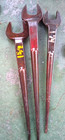  lot Of 3   Klein williams   Ironworker Spud Wrenches   1-5 8    1-1 2   1-1 4  