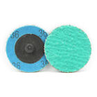 25pcs 2 Inch 36 Grit Green Zirconia Roll Lock Die Grinder Sanding Grinding Disc