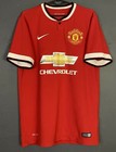 Men s Nike Manchester United 2014 2015 Jones Soccer Football Shirt Jersey Size S