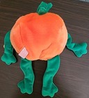Ty Beanie Buddy Pumkin 1999 Release Retired Pumpkin 14    Mwmt s In Tag Protector 