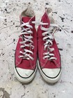 Vintage 1980s Converse Red Hi Tops Sneakers Made In Usa Size 10 5
