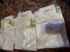 Lot Of 3 Lab Coats Landau Unisex 3 Pocket White  Size 44  l 3139  New With Tags