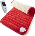 Electric Heating Pad For Back Pain And Cramps Relief - 2 Hour Auto Off 