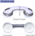 2pks 12  Helping Handle For Shower Suction Grab Bars Bathroom Portable Safety