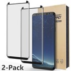 Ffor Samsung Galaxy S8 s8  Case Rugged Heavy Duty Cover   2pack Tempered Glass