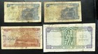 Ceylon Sri Lanka 4x Queen Elizabeth Banknotes