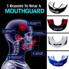 Mouth Guard Gum Shield Bruxism Dental Teeth Protection Grinding Sports Boxing