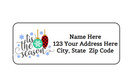 30 Tis The Season Christmas Personalized Return Address Labels 1 In X 2 625 In