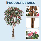 5ft Artificial Bougainvillea Tree With Vibrant Flowers - Realistic Fake Plant