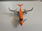 Sleek Design  pusher Prop  2 Engine Airplane  4 l   4  W With Landing Gear By Mb
