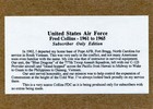Wwlf Collins Fdc U s  Air Force 50th Anniversary  3167  Subscriber Only