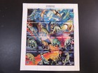 Central Africa 1993  50x Zd Sheet  dinosaurs   Used cto  Minr bl 1532 47  1300    