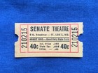 Vintage Senate Theatre 40 Cent Tickets  strip Of 4   drive-in Movie  - Missouri