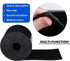 1 8  Thick Neoprene Rubber Sheet 7 8  W X 59 8  L Solid Rolls Strips 60 Duro