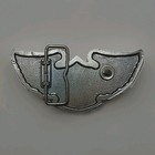 Vtg Harley Davidson Motor Cycles Metal Belt Buckle Flying Eagle Ships Free In Us