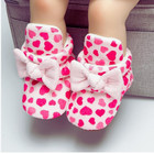 Meckior Newborn Infant Baby Fleece Winter Booties Soft Sole First Walker Shoes