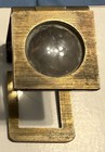 Vintage Antique Brass Magnifying Glass Folding Printers Loupe Map Reading